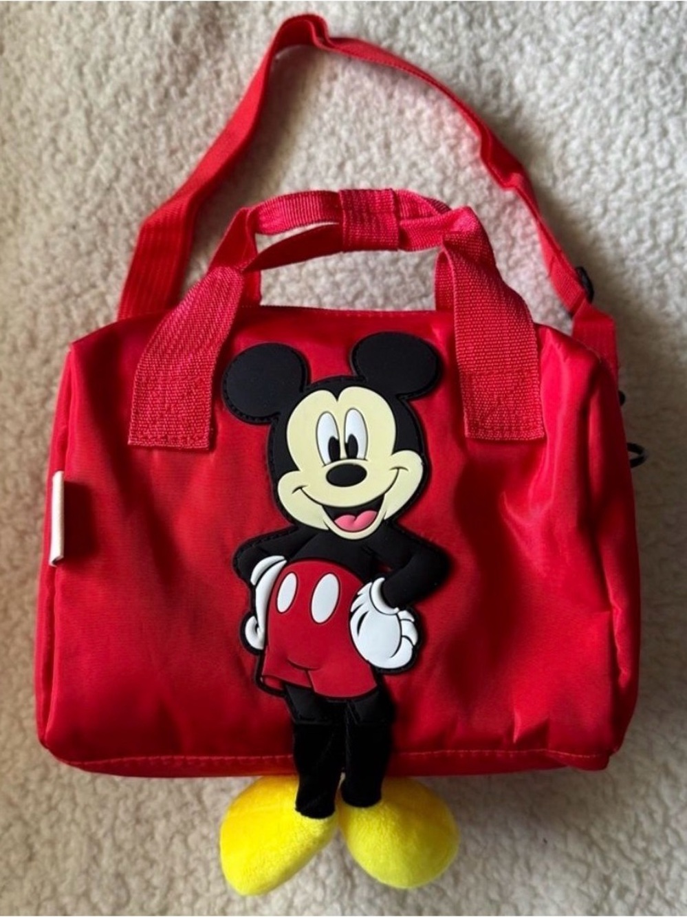 Red Mickey Mouse Crossbody Bag